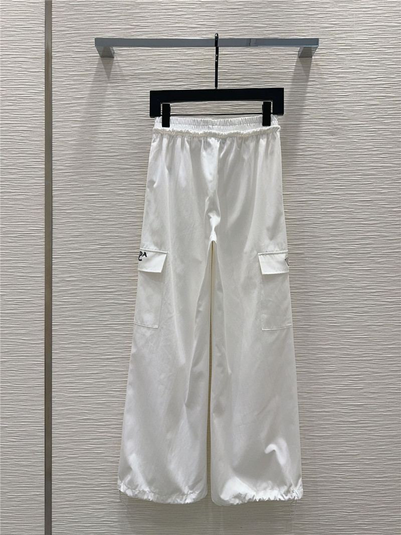 Pra*a casual straight pants cheap replica designer clothes