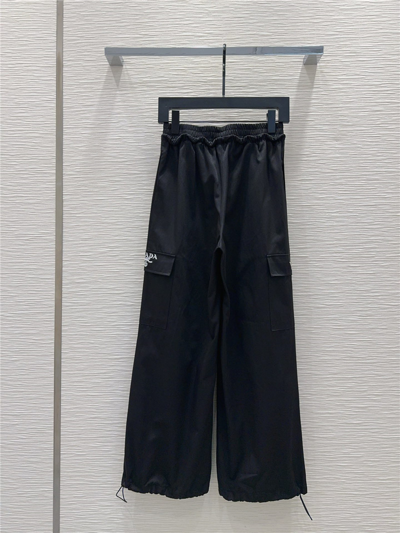 Pra*a casual straight pants cheap replica designer clothes