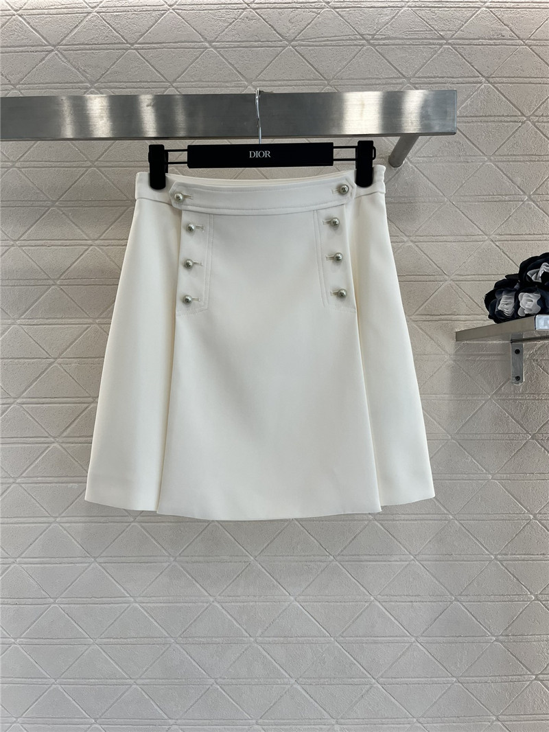 D10r double row a-line mini skirt cheap replica designer clothes