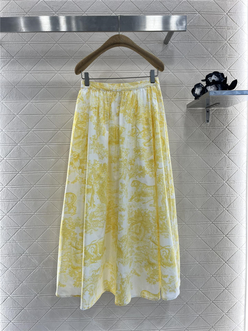 D10r silk cotton animal skirt replica designer clothing websites