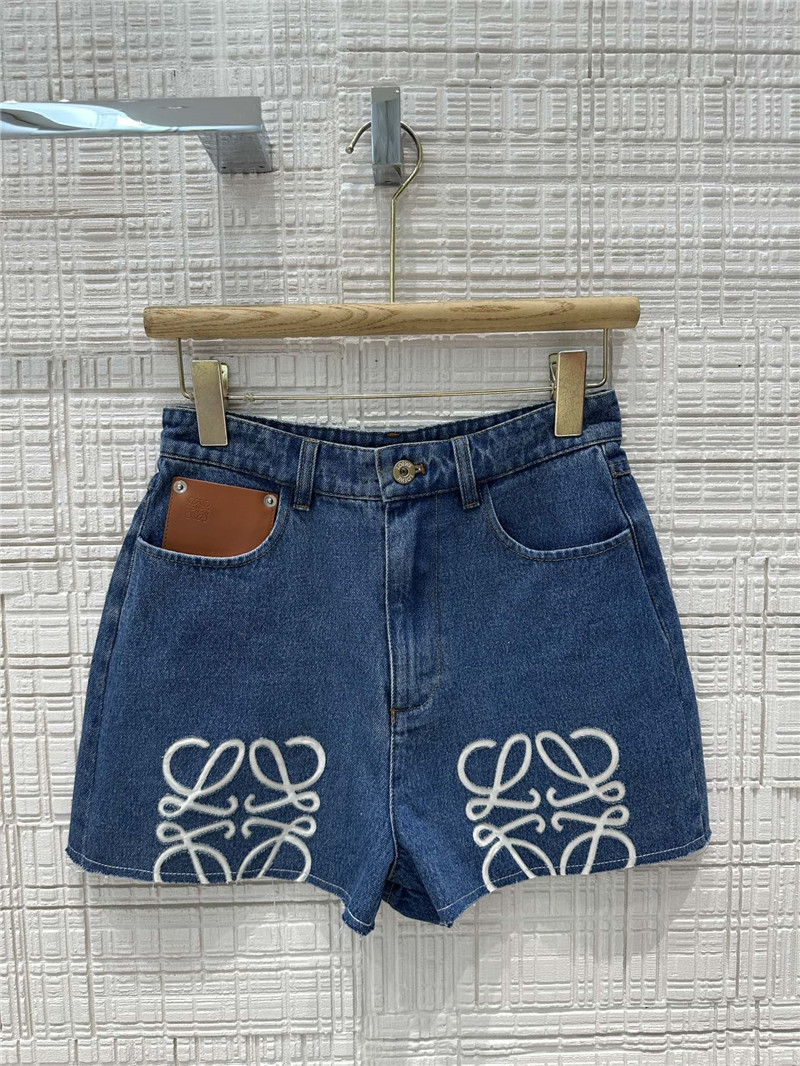 L0ew* vintage denim shorts replicas clothes