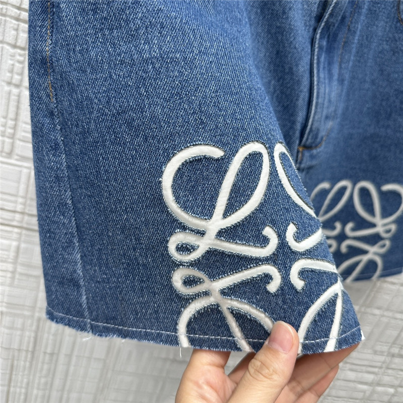 L0ew* vintage denim shorts replicas clothes