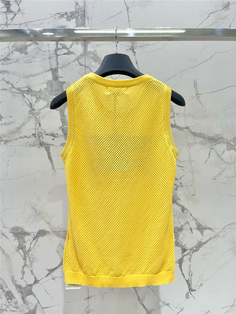 F**di hollow jacquard vest replica clothing sites
