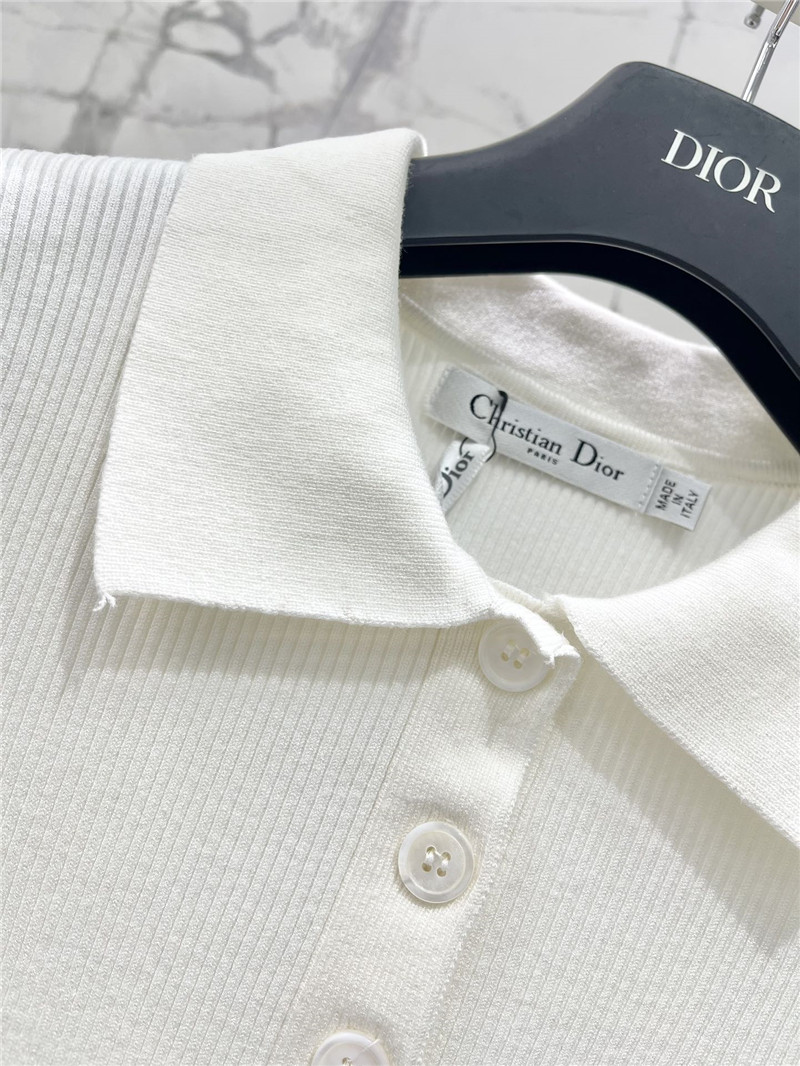 D10r lapel knitted short sleeve replica d&g clothing
