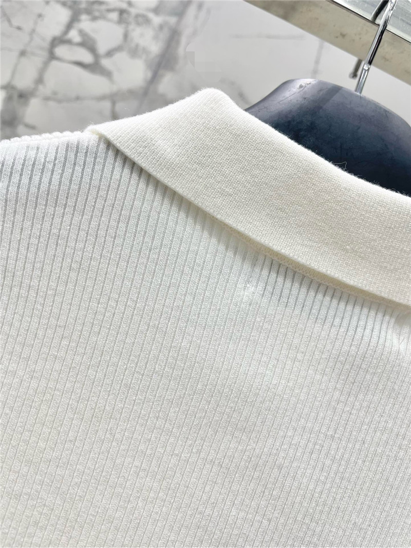 D10r lapel knitted short sleeve replica d&g clothing