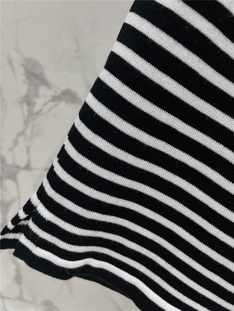 D10r striped knitted short sleeve replica clothing sites