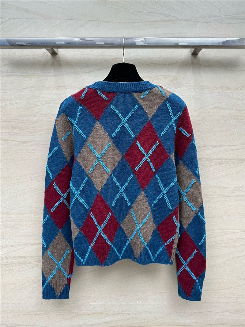 Ch**el knitted crew neck top replica designer clothes