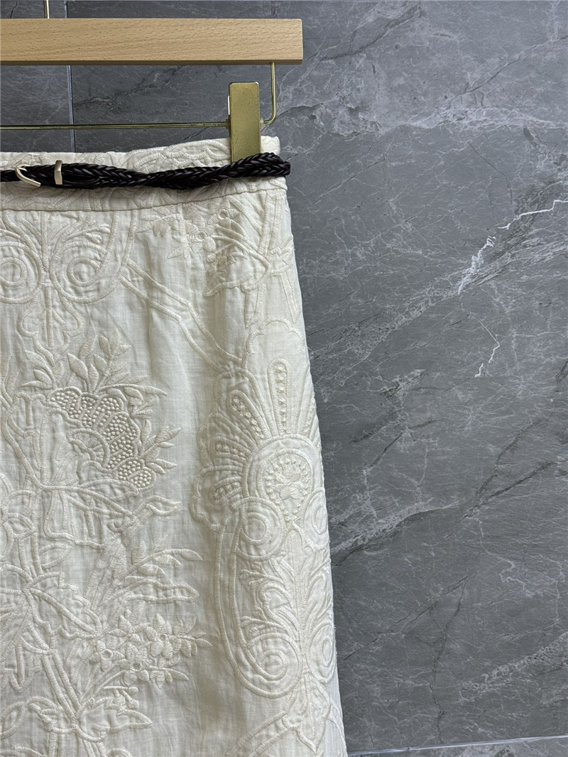 zimm linen embroidered skirt replica clothing sites