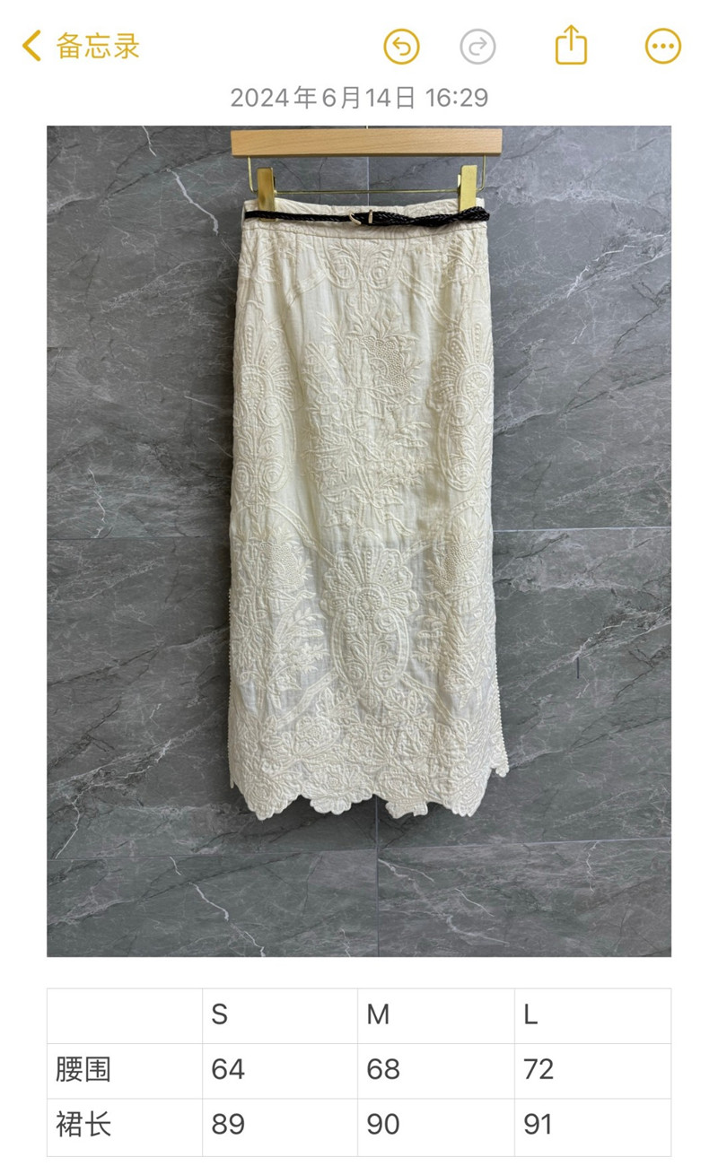 zimm linen embroidered skirt replica clothing sites