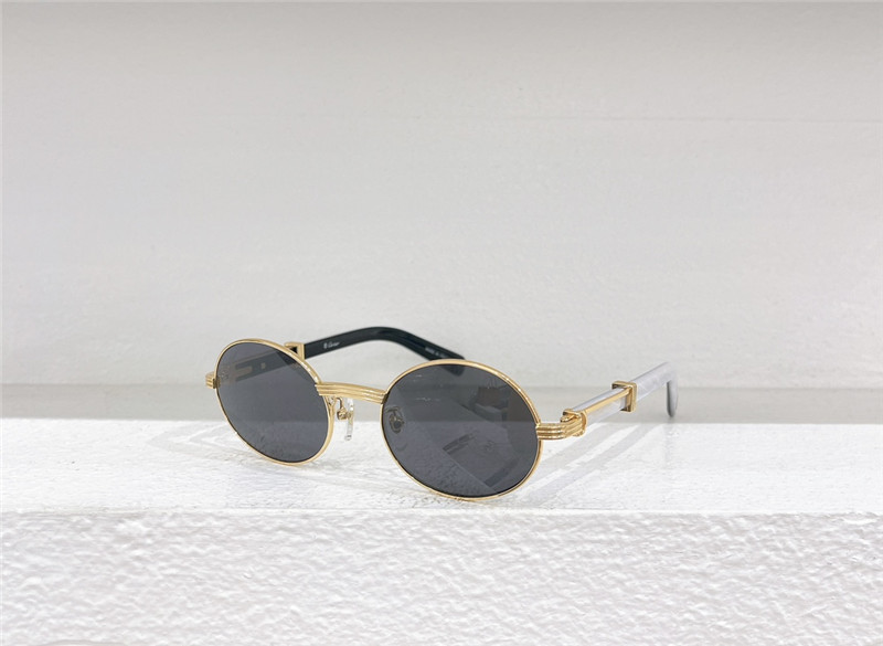 Cartie Round Wood Sunglasses