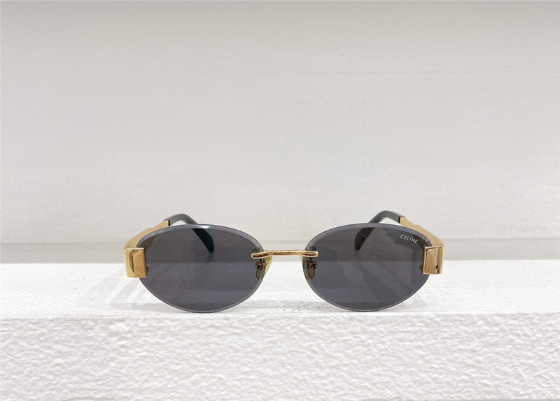 Ce1i*e frameless retro sunglasses