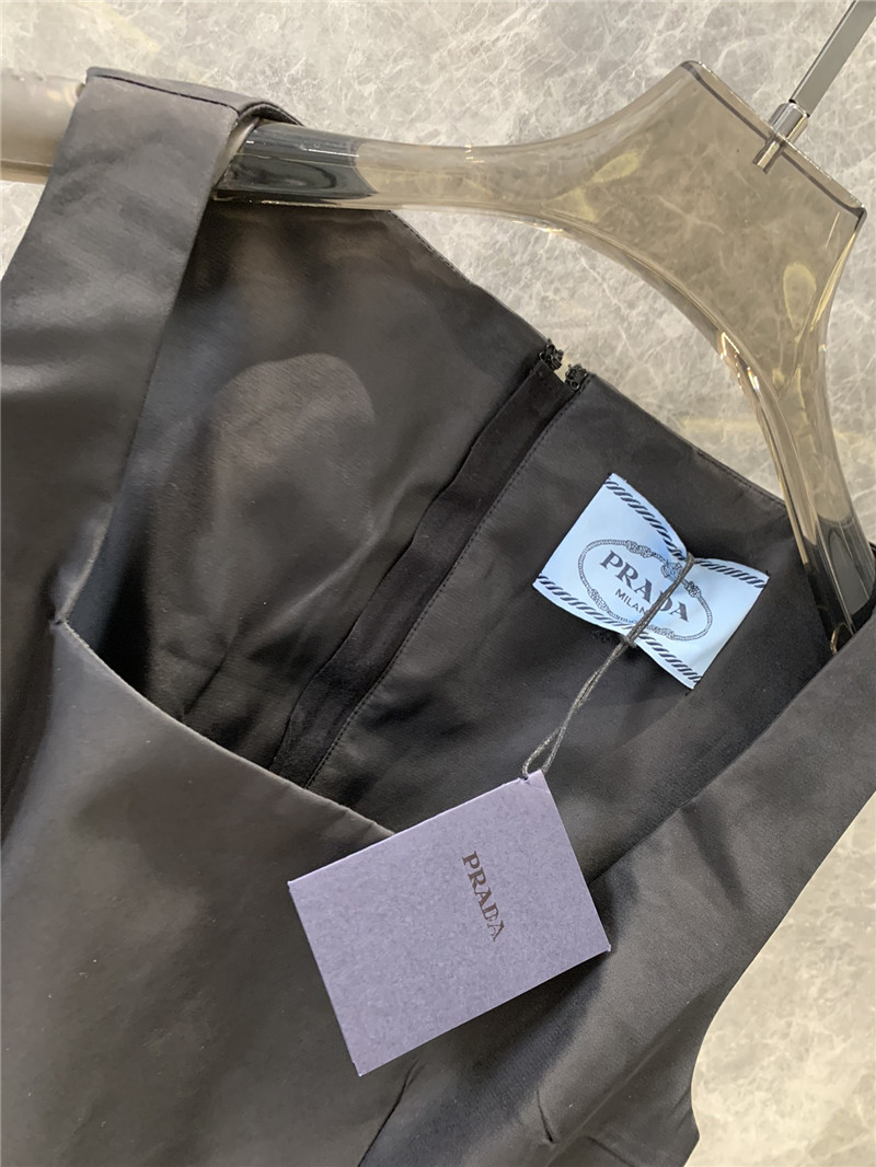 Pra*a triangle bag recycled nylon vest dress replica clothing sites