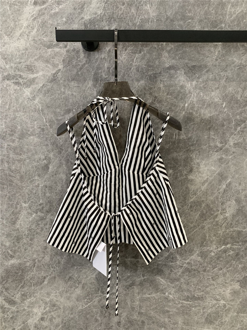 Ch**el v-neck halter top replicas clothes