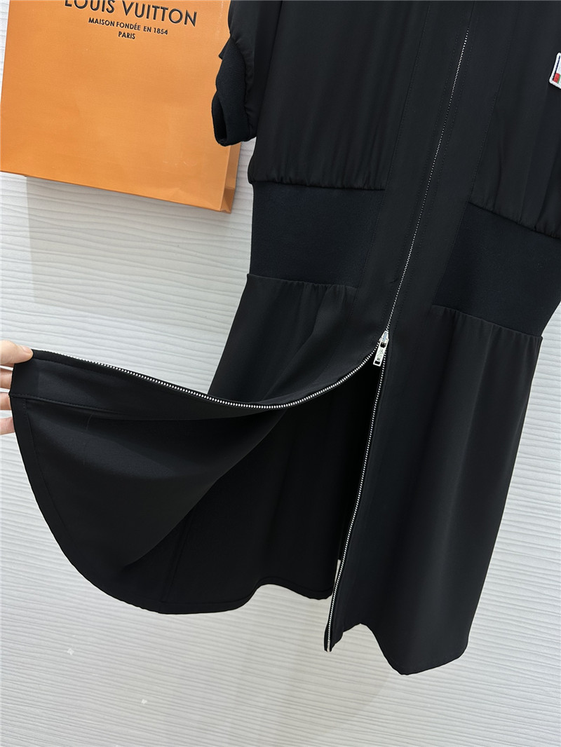 l0vis Vvtt0n lv zipper little black dress replica clothing