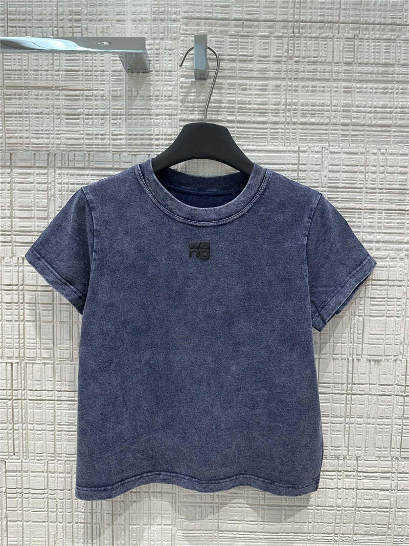 A1exa*der wang logo short sleeve t-shirt replica clothing sites