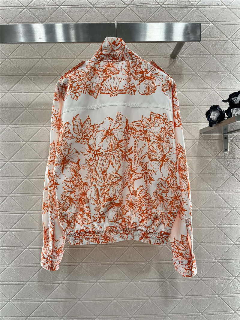 D10r floral print coat jacket replica clothes
