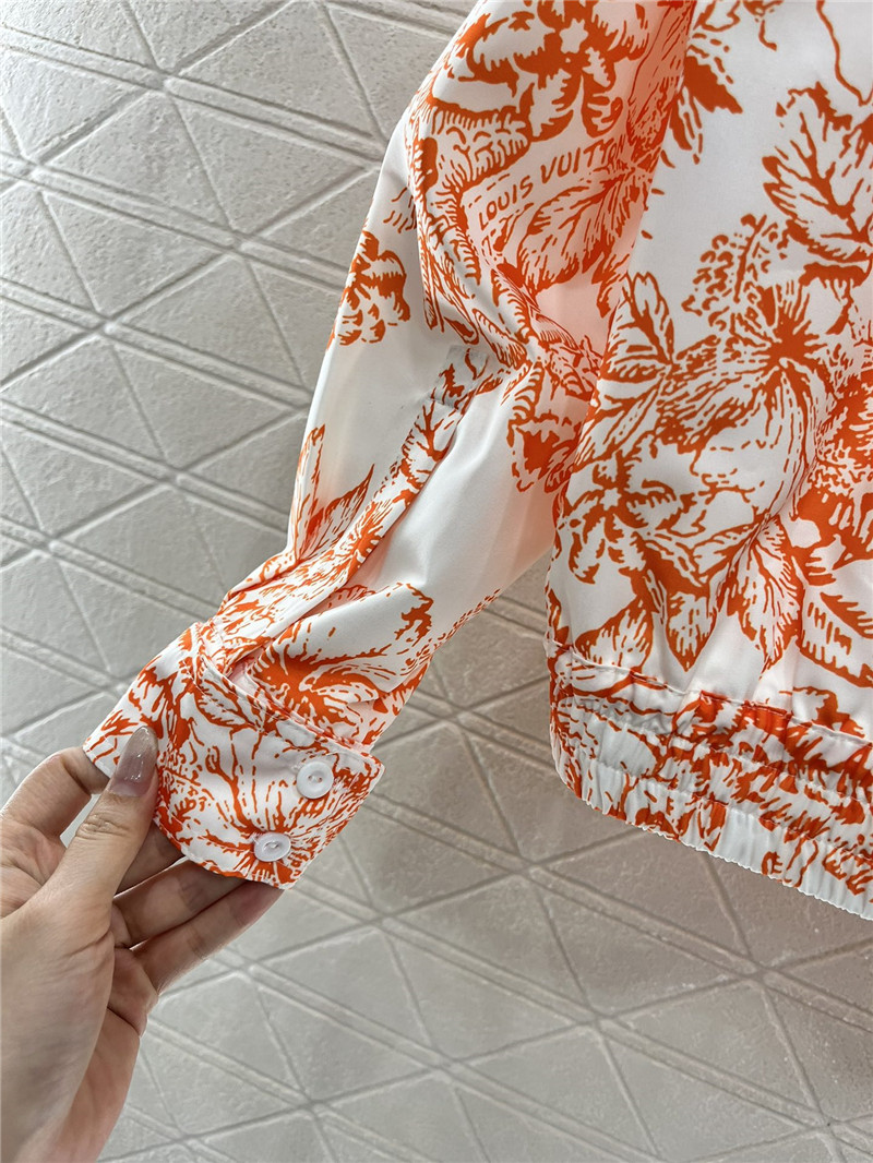 D10r floral print coat jacket replica clothes