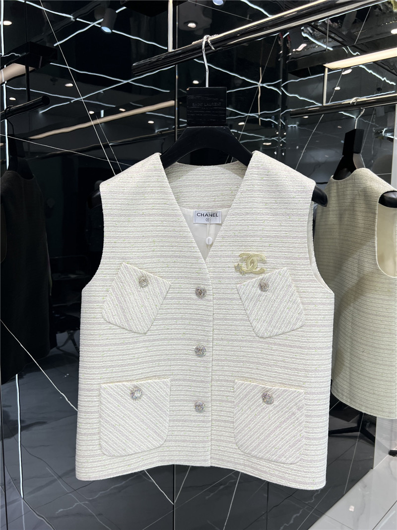 Ch**el tweed vest replica d&g clothing