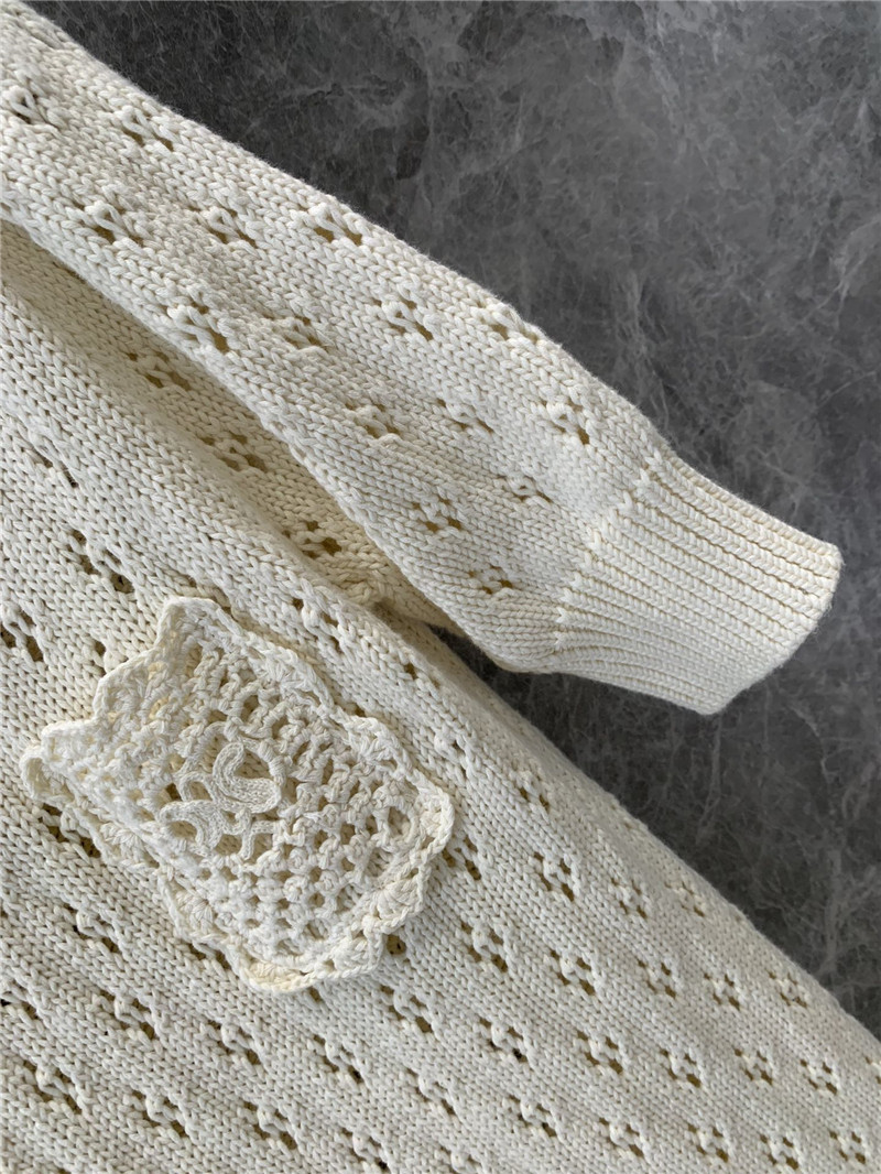 Ce1i*e doll collar hollow knit dress replica d&g clothing