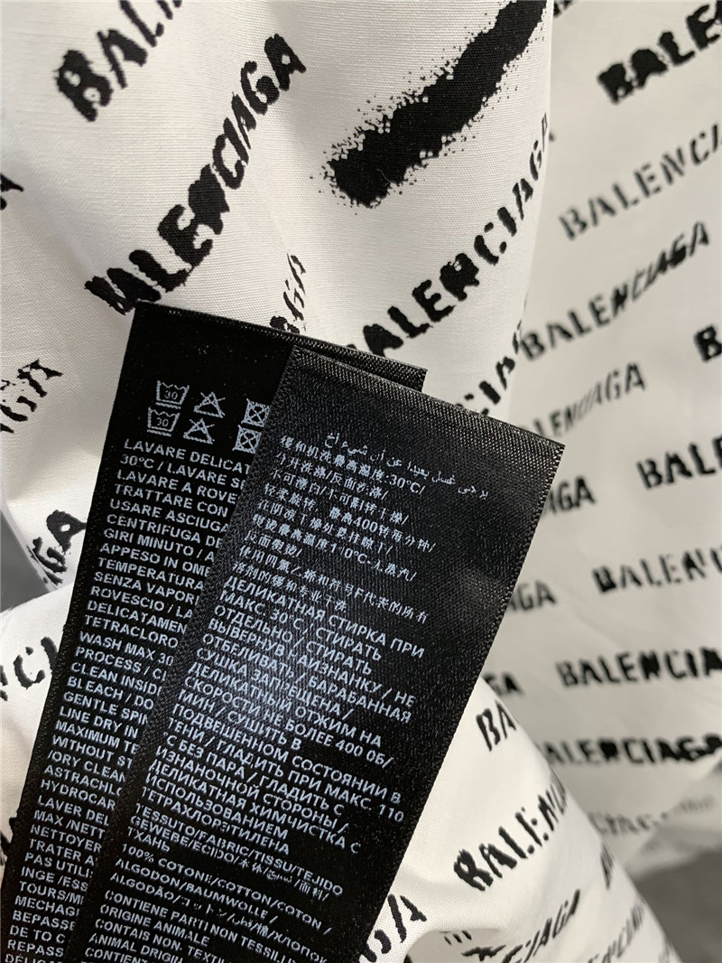 Ba1en*iaga full print short sleeve shirt replica d&g clothing