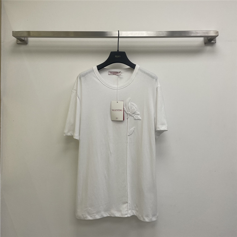 Va1e*ntin0 cotton t-shirt cheap replica designer clothes