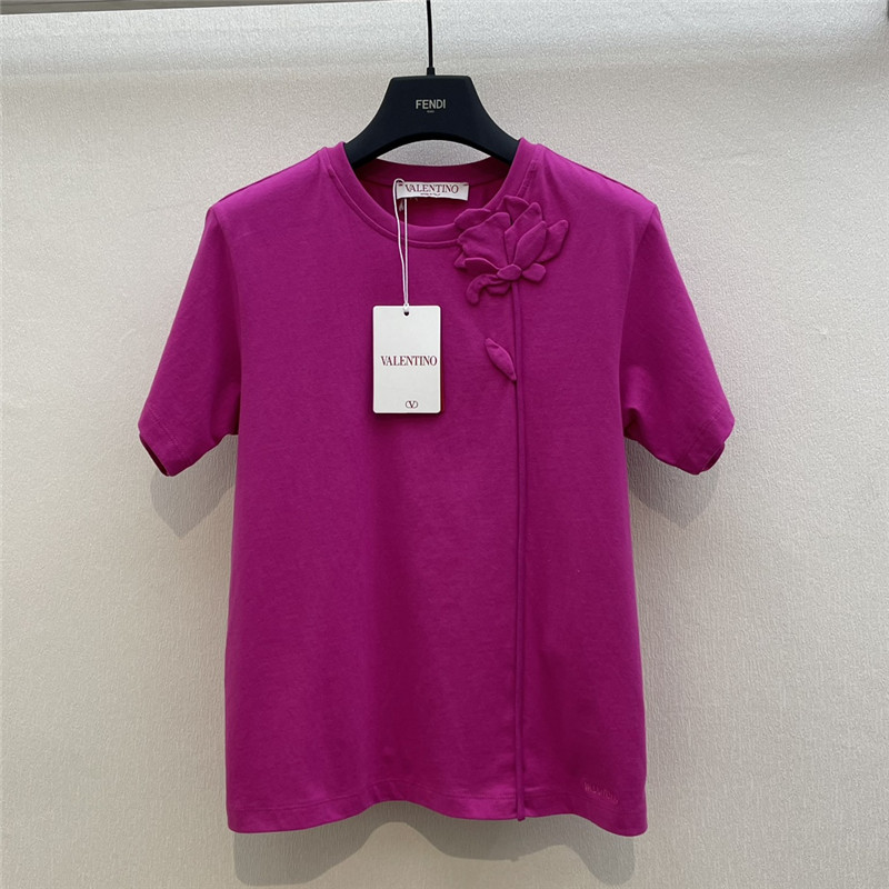 Va1e*ntin0 cotton t-shirt cheap replica designer clothes