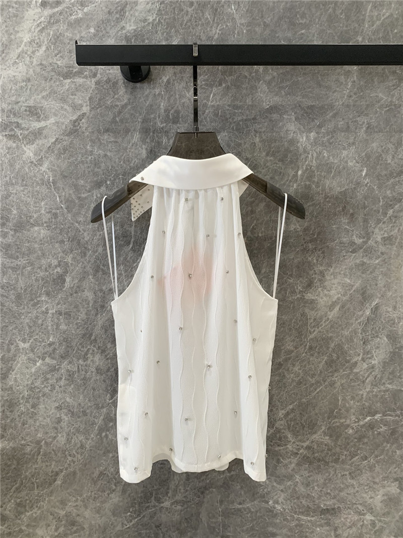 M1um1u beaded sleeveless shirt replica clothing sites