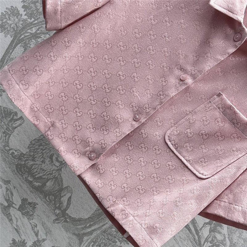 Gvc*1 jacquard shirt and skirt suit replica designer clothes