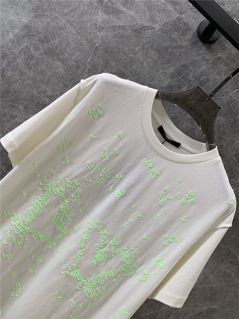 l0vis Vvtt0n lv embroidery short-sleeved t-shirt replicas clothes