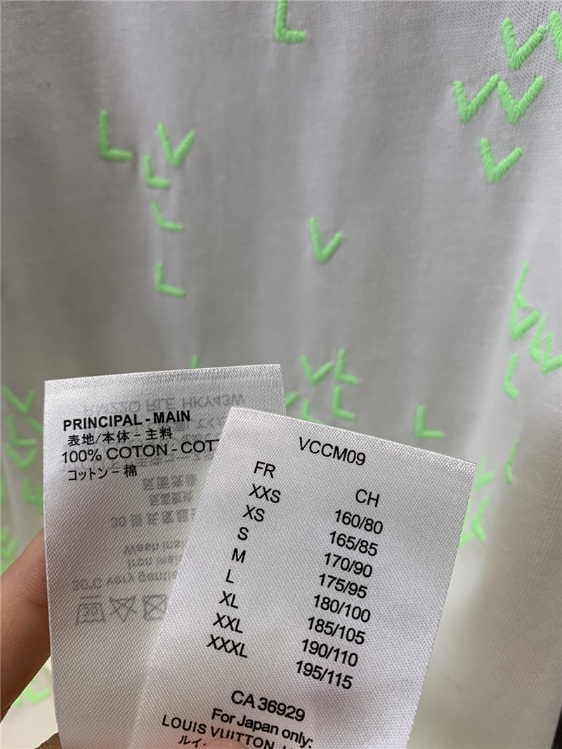 l0vis Vvtt0n lv embroidery short-sleeved t-shirt replicas clothes
