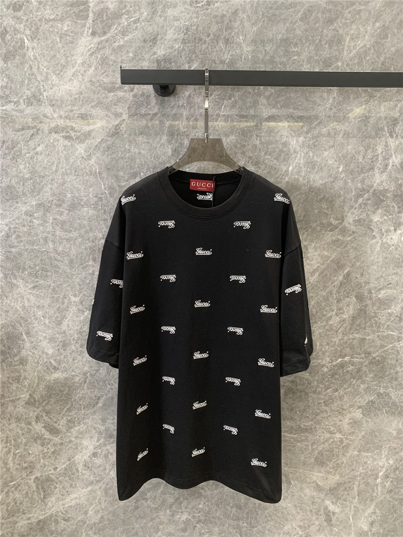 Gvc*1 loose round neck short sleeve t-shirt replica d&g clothing