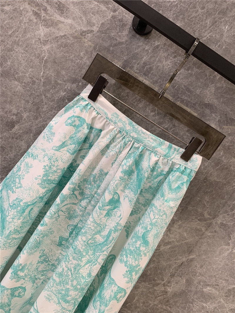 D10r jouy animal print skirt replica clothes