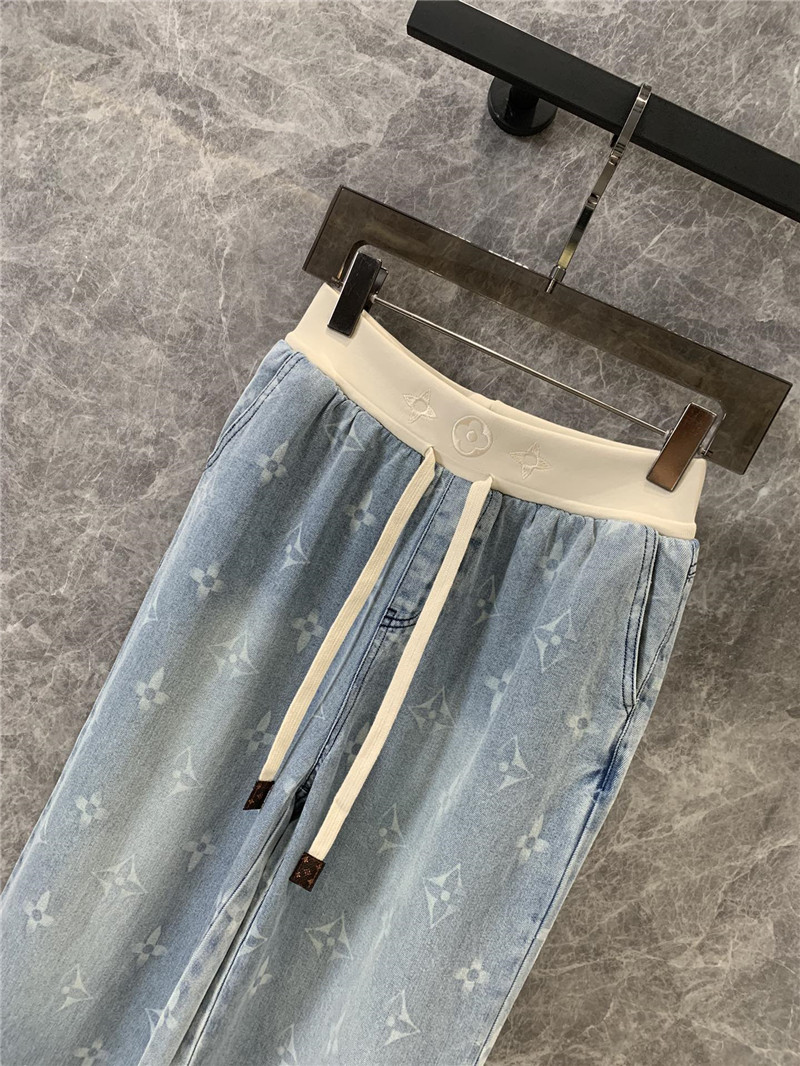 l0vis Vvtt0n lv monogram tencel jeans replica clothing sites