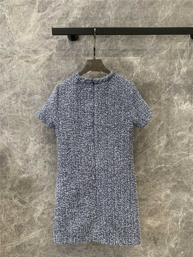 Va1e*ntin0 tweed short sleeve dress replica d&g clothing