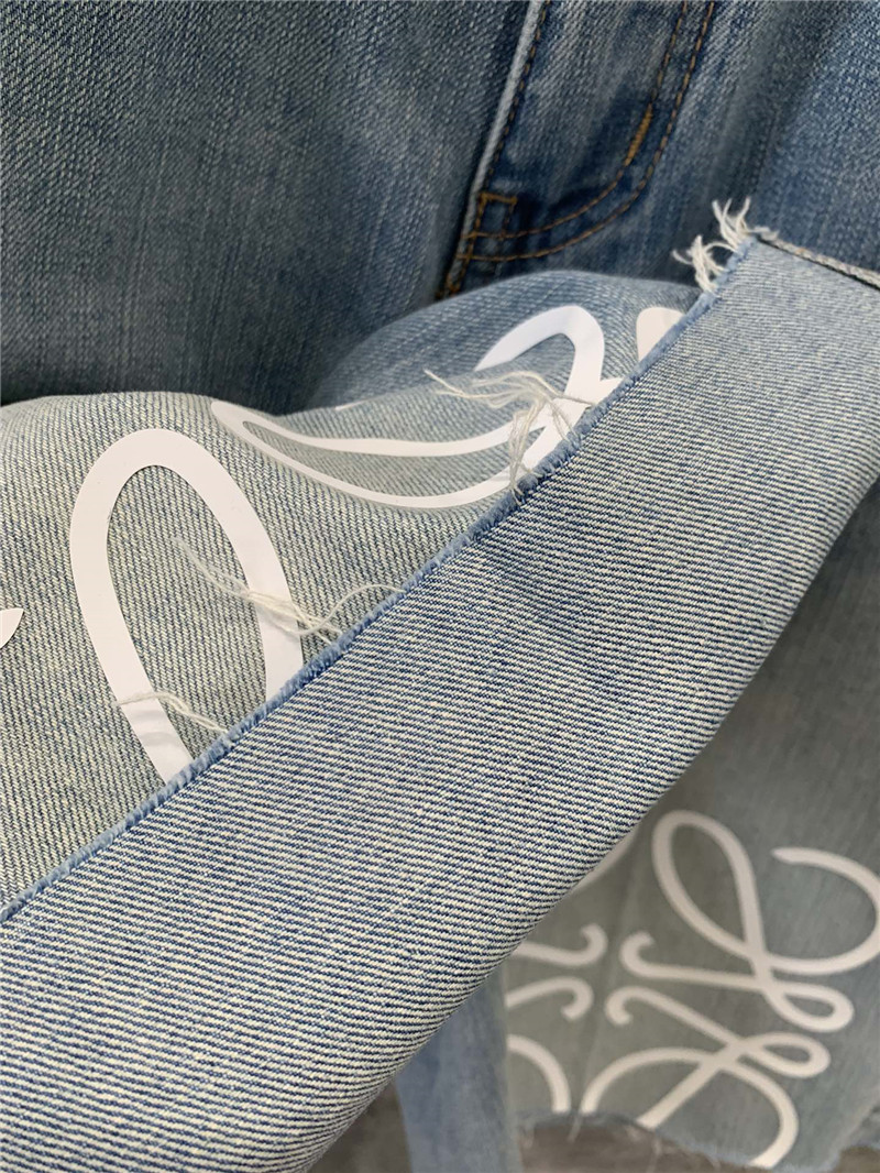 L0ew* classic anagram denim pants replica d&g clothing