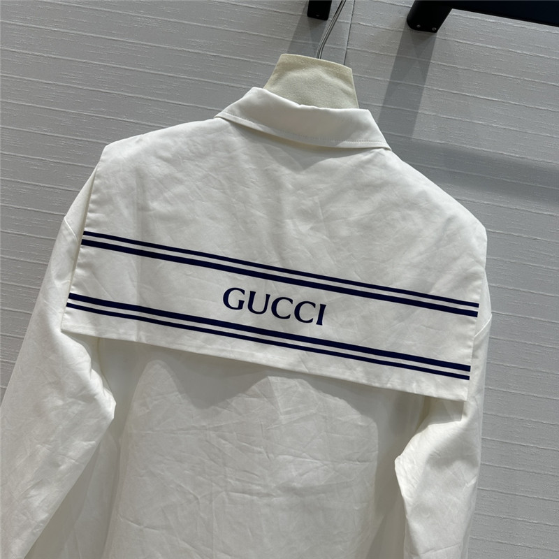 Gvc*1 navy shawl collar shirt replica designer clothes