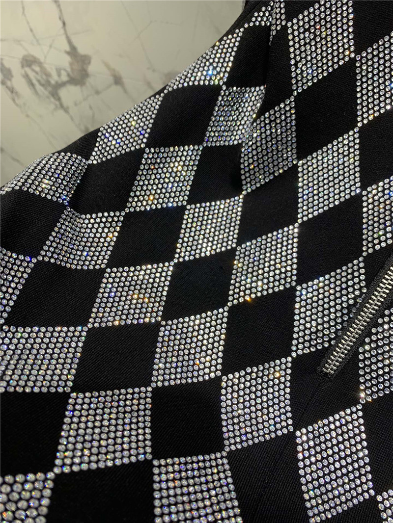 Balmain rhinestone dress cheap replica designer clothes