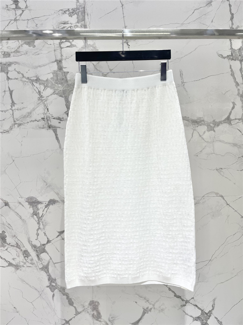 F**di jacquard high waist hip skirt replica designer clothes