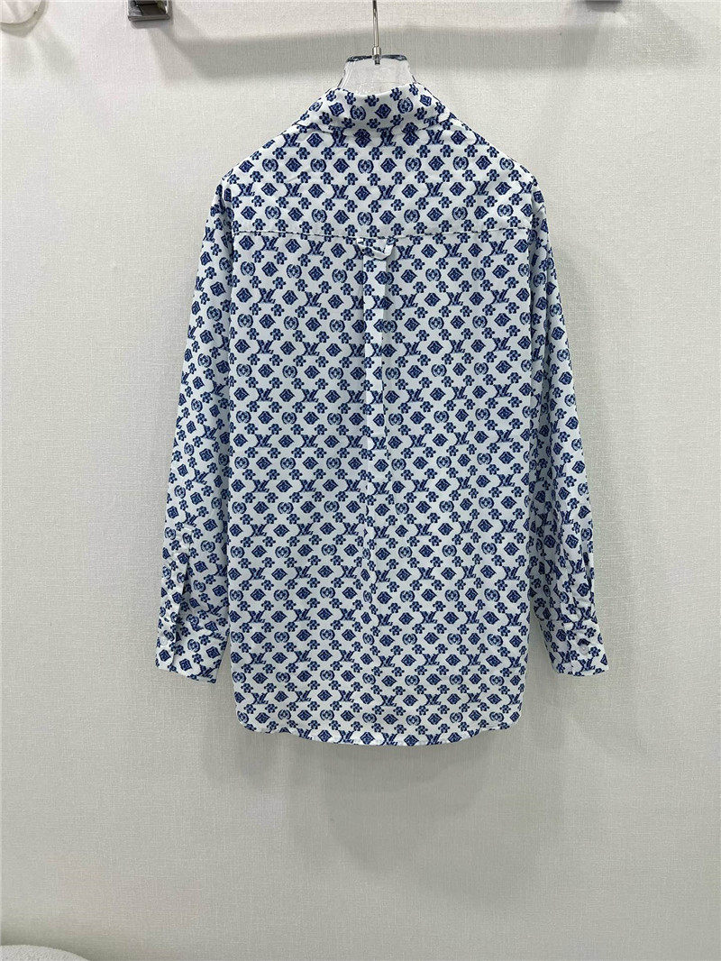 l0vis Vvtt0n lv classic printed shirt replica clothes