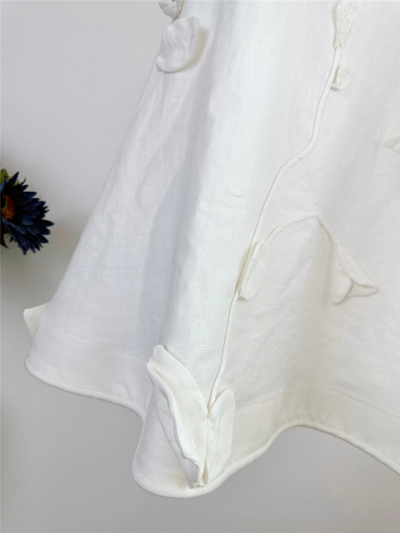 zimm 3D rose detail wide skirt replicas clothes