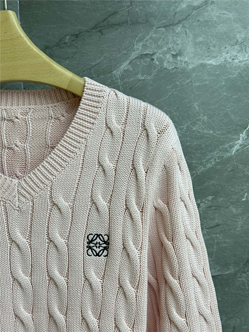 L0ew* cable knit sweater replica d&g clothing