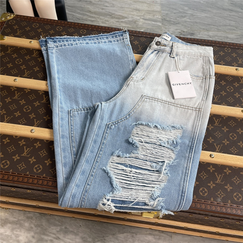 Givenchy ripped jeans replica designer clothes