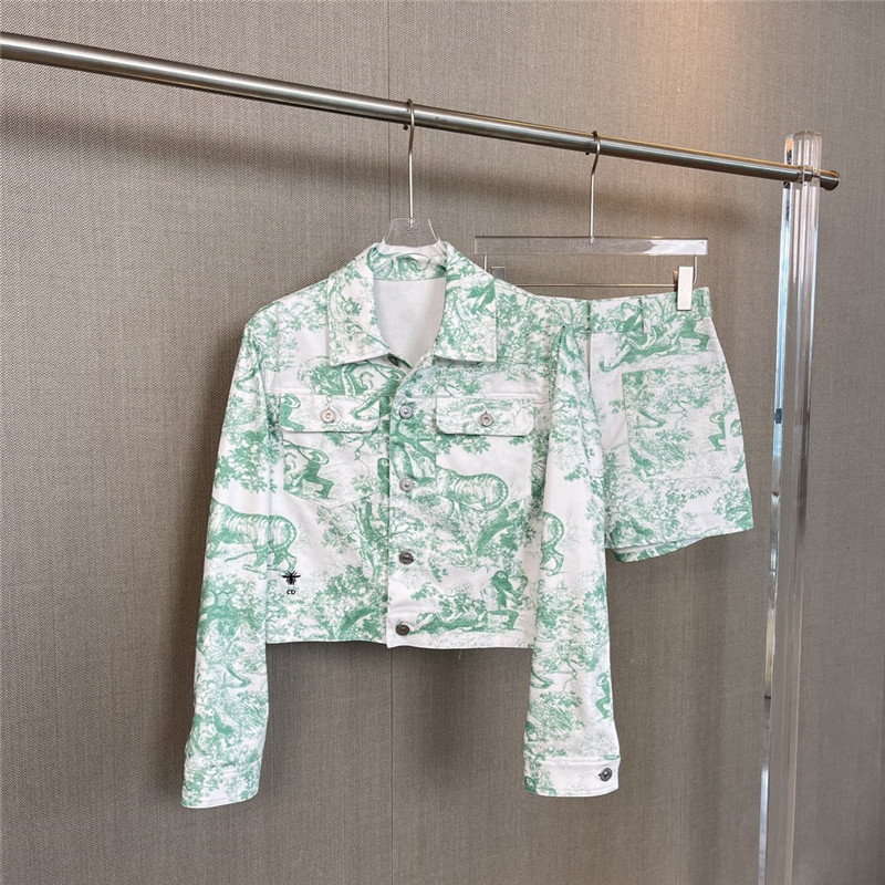 D10r jouy jungle series denim suit replica d&g clothing