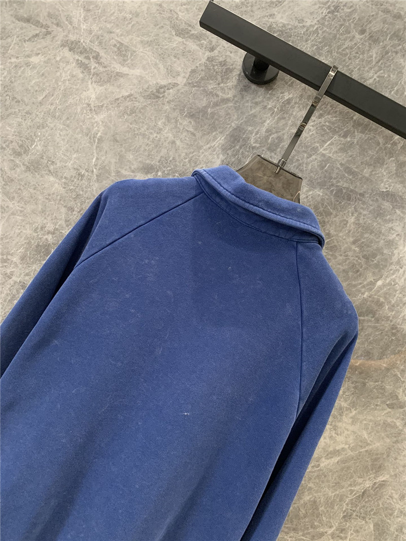 M1um1u blue sports casual style sweater replicas clothes