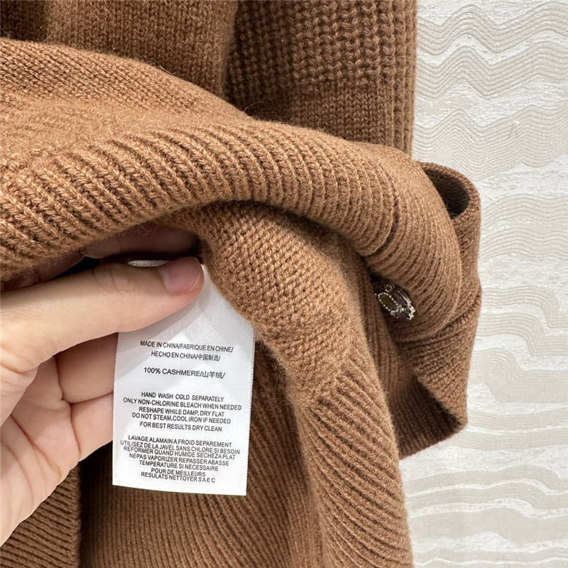 Ch**el cashmere cardigan coat replica clothes