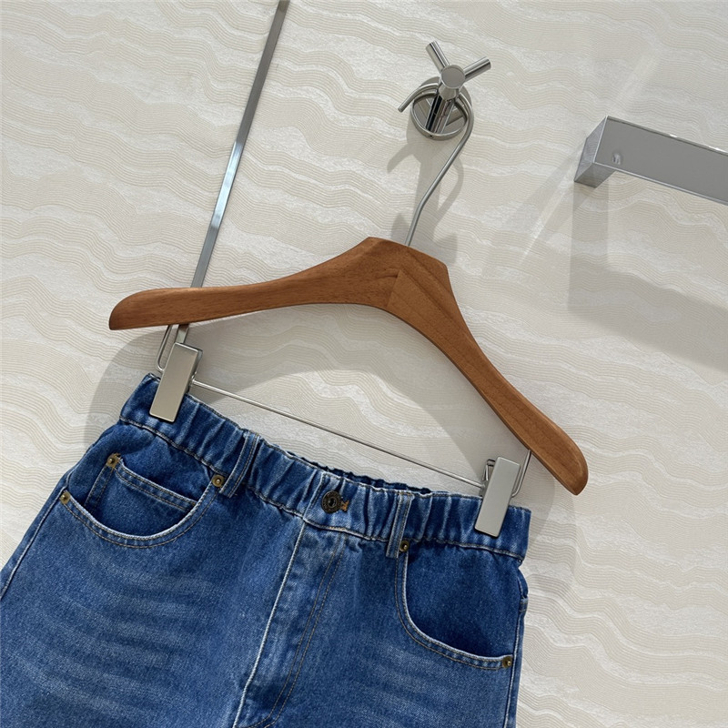 m1um1u S*per short mini denim shorts replica d&g clothing