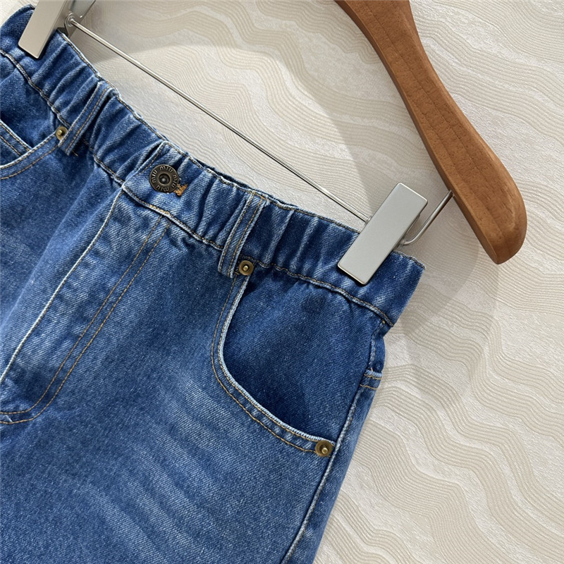 m1um1u S*per short mini denim shorts replica d&g clothing