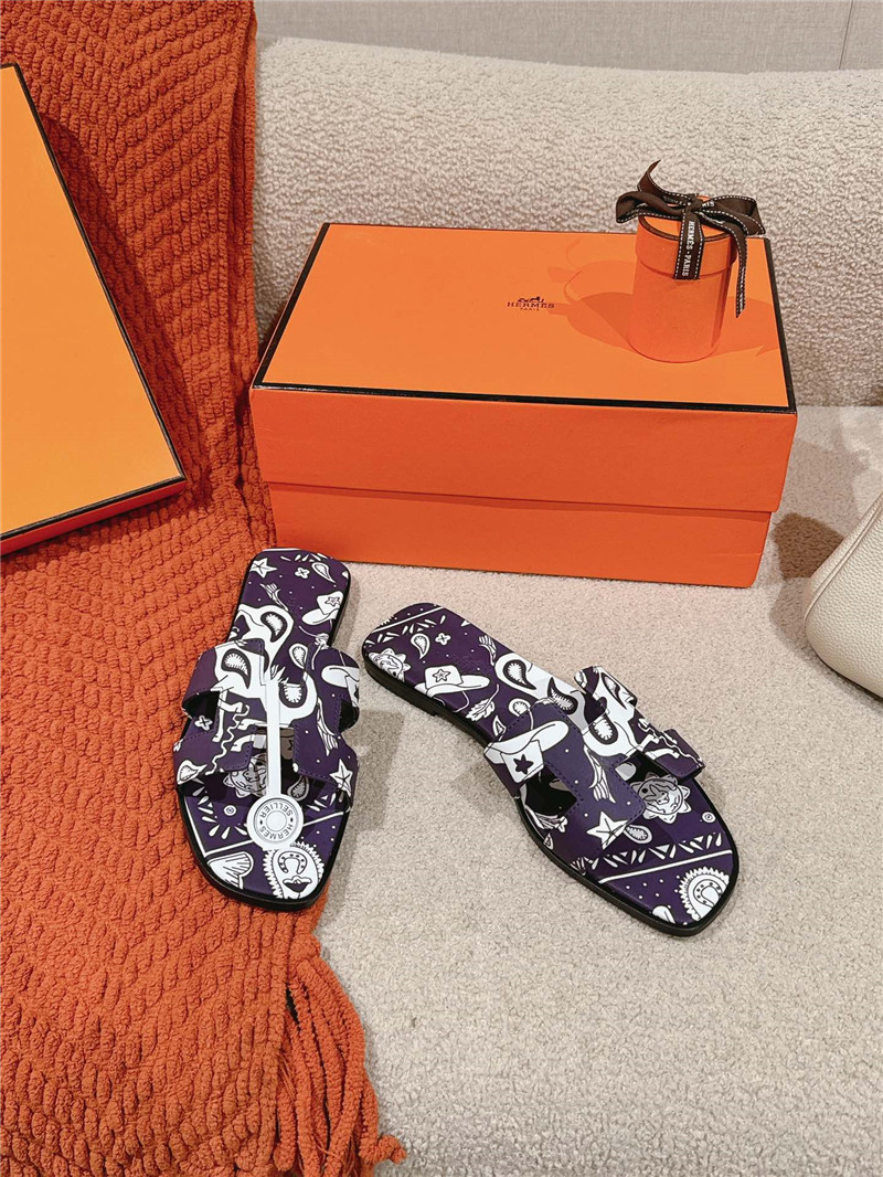 H**me5 oran sandal with black animaux bandana