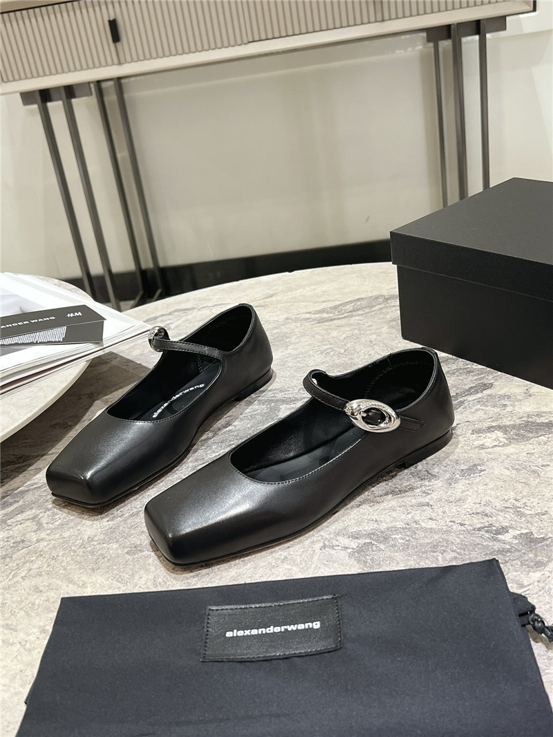 A1exa*der wang billie black mary jane in goat leather