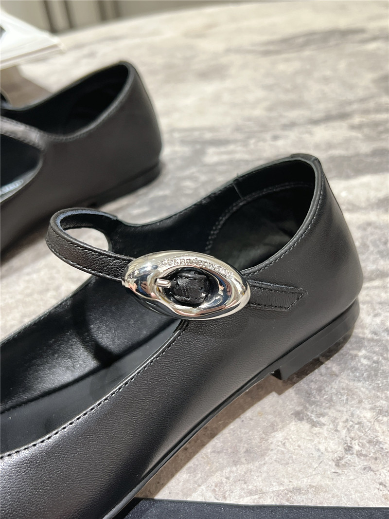 A1exa*der wang billie black mary jane in goat leather